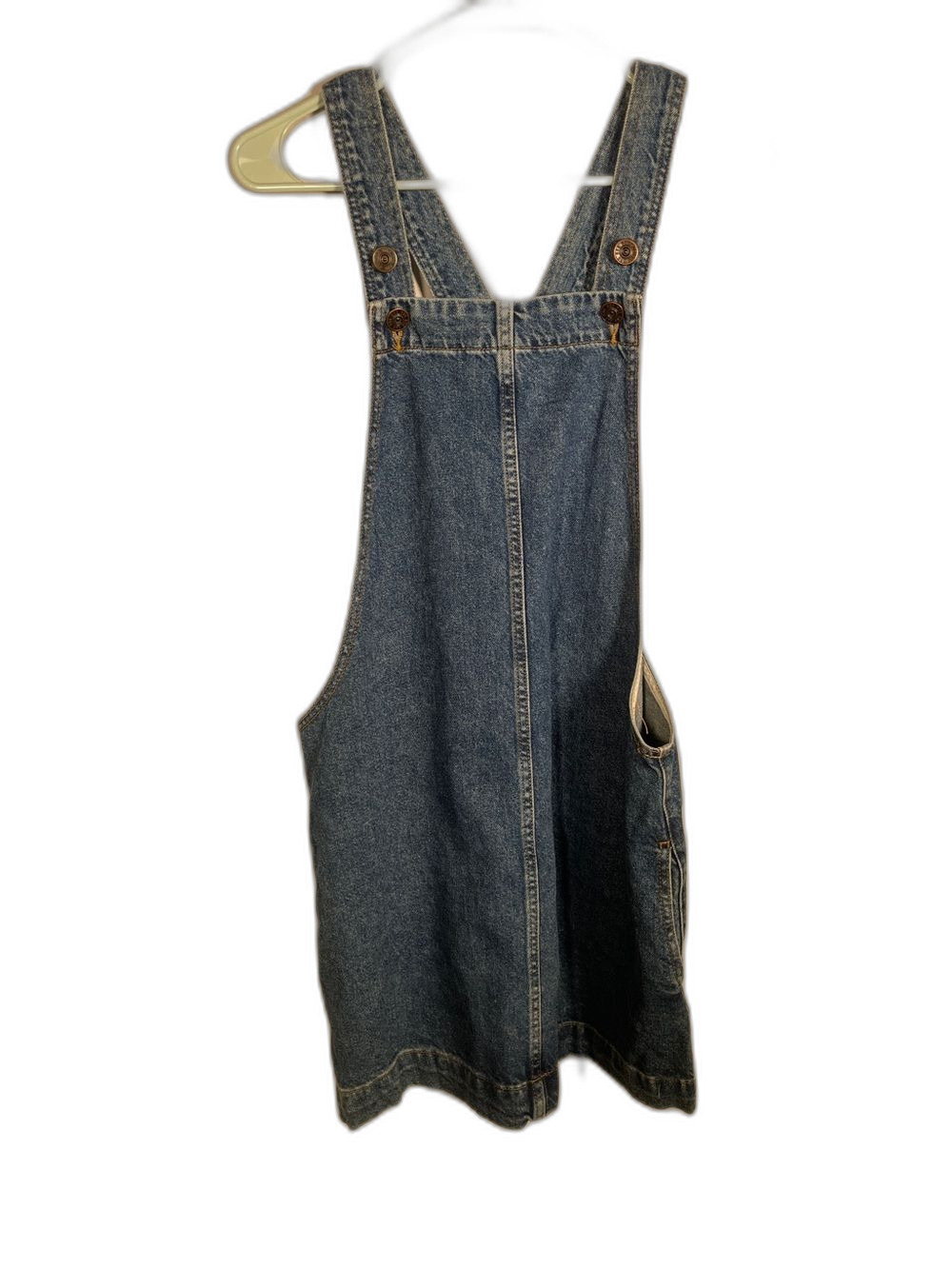 BDG URBAN OUTFITTERS WOMENS MINI DENIM OVERALL JEAN DRESS SMALL NEW WITH TAGS